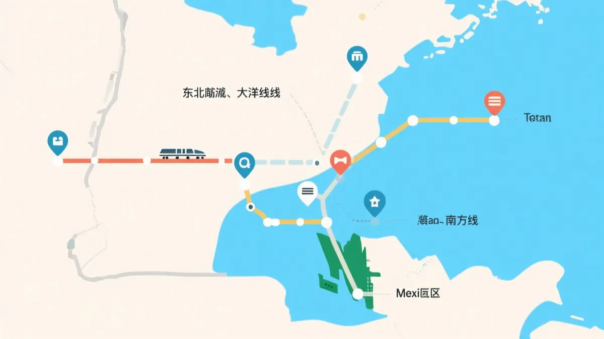 2026世界杯北美观赛动线与交通节点示意