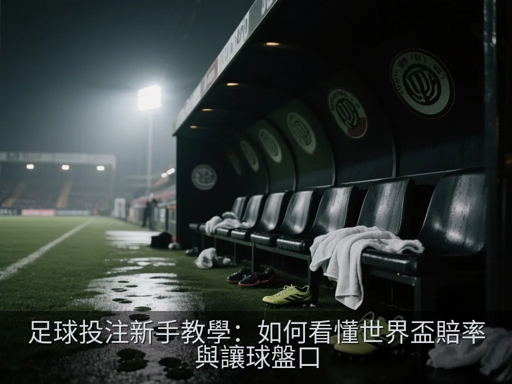 足球投注新手教學：如何看懂世界盃賠率與讓球盤口